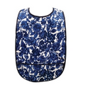 Navy Floral Nibble & Dribble Adult Bib